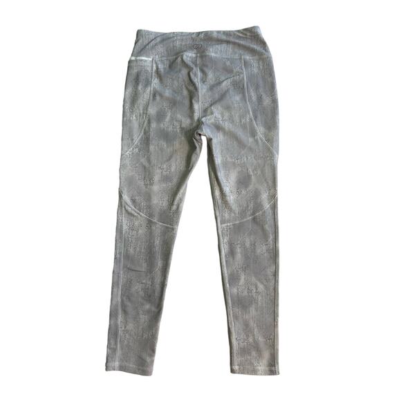 CALIA by Carrie Underwood Pants - Calia Gray and White Leggings Medium